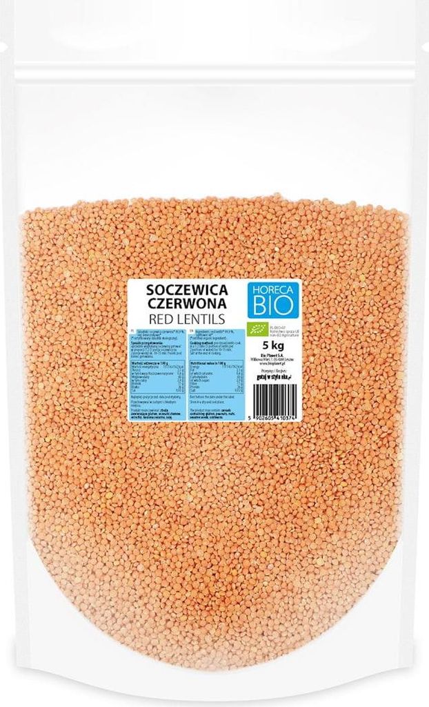 ROTE LINSEN 5 kg – HORECA (BIO PLANET)