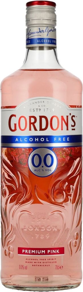 Gordon's Premium Pink 0,0 % vol, Alkoholfrei, Produktbild 