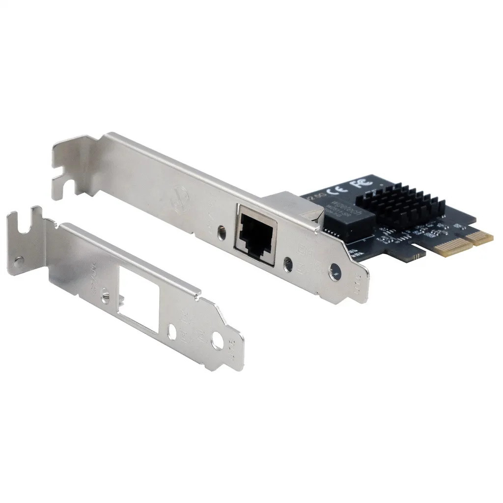 Adaptateur Réseau 2.5G PCI Express EX-60111 pour PC et Serveur Pro EXSYS