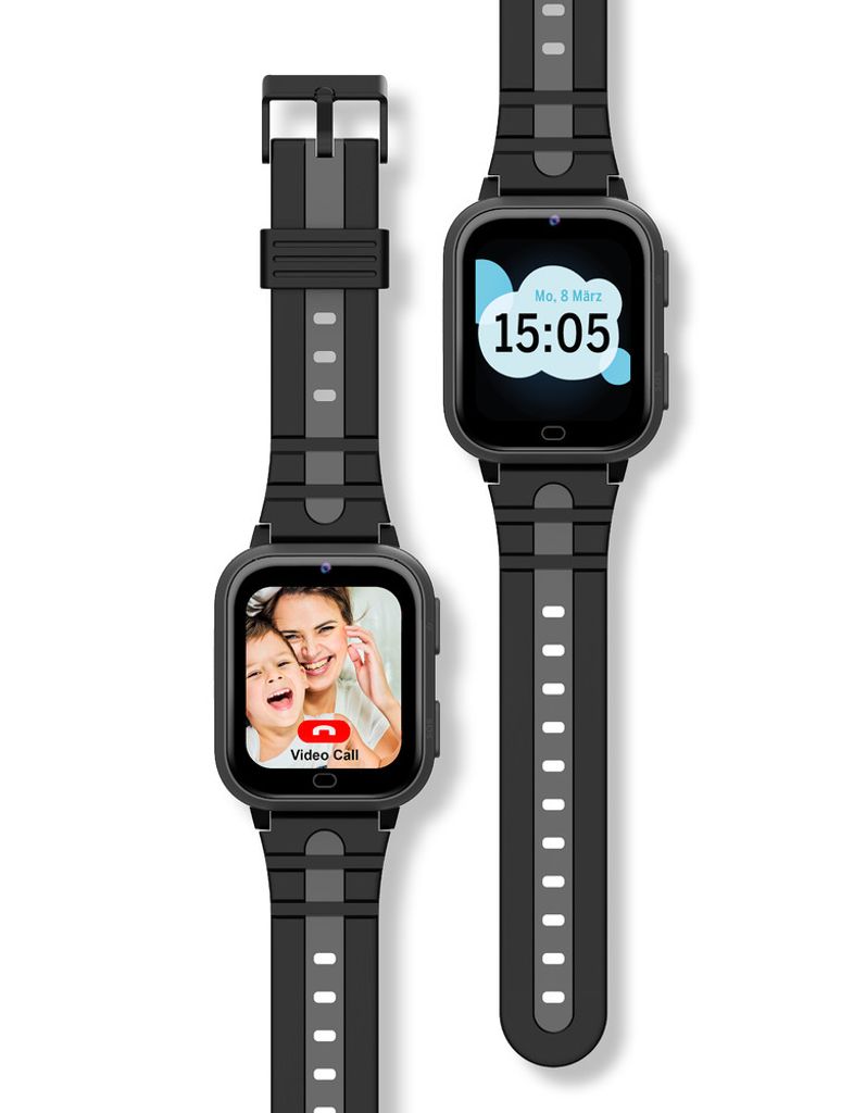 Beafon SW2 Kids Smartwatch schwarz - 4G, SOS, GPS, IP X7 Produktbild 