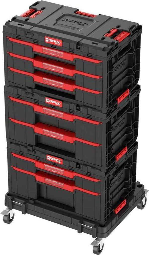 Boite QBRICK System ONE Workshop - Cart, 3x Toolbox, set de Image du produit 