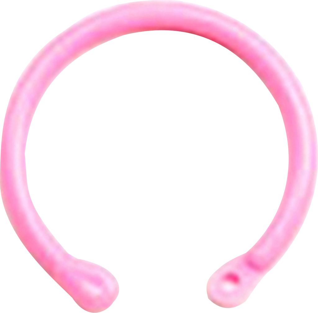 30pcs Bindungsring Süßigkeit Farbloch Kunststoff Bindungsring Spulen Binder Reifenhalter Werkzeug für lose Blatt-Zufällige Farbe ,Größen:L