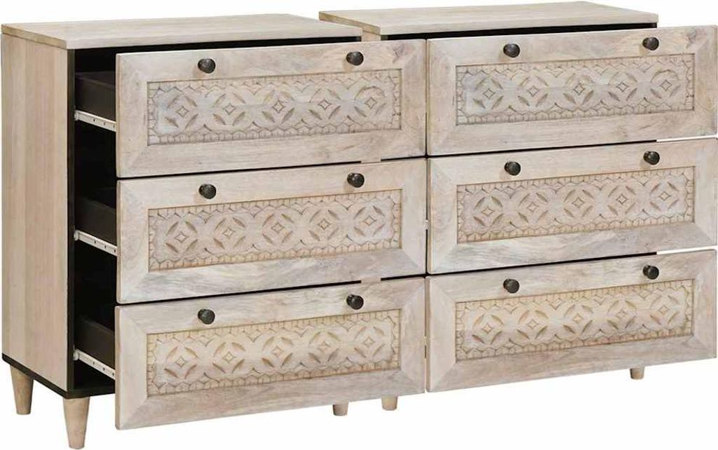 vidaXL Komoda, 2 ks, bílá, 120 x 33,5 x 75 cm, masivní Obrázek produktu 