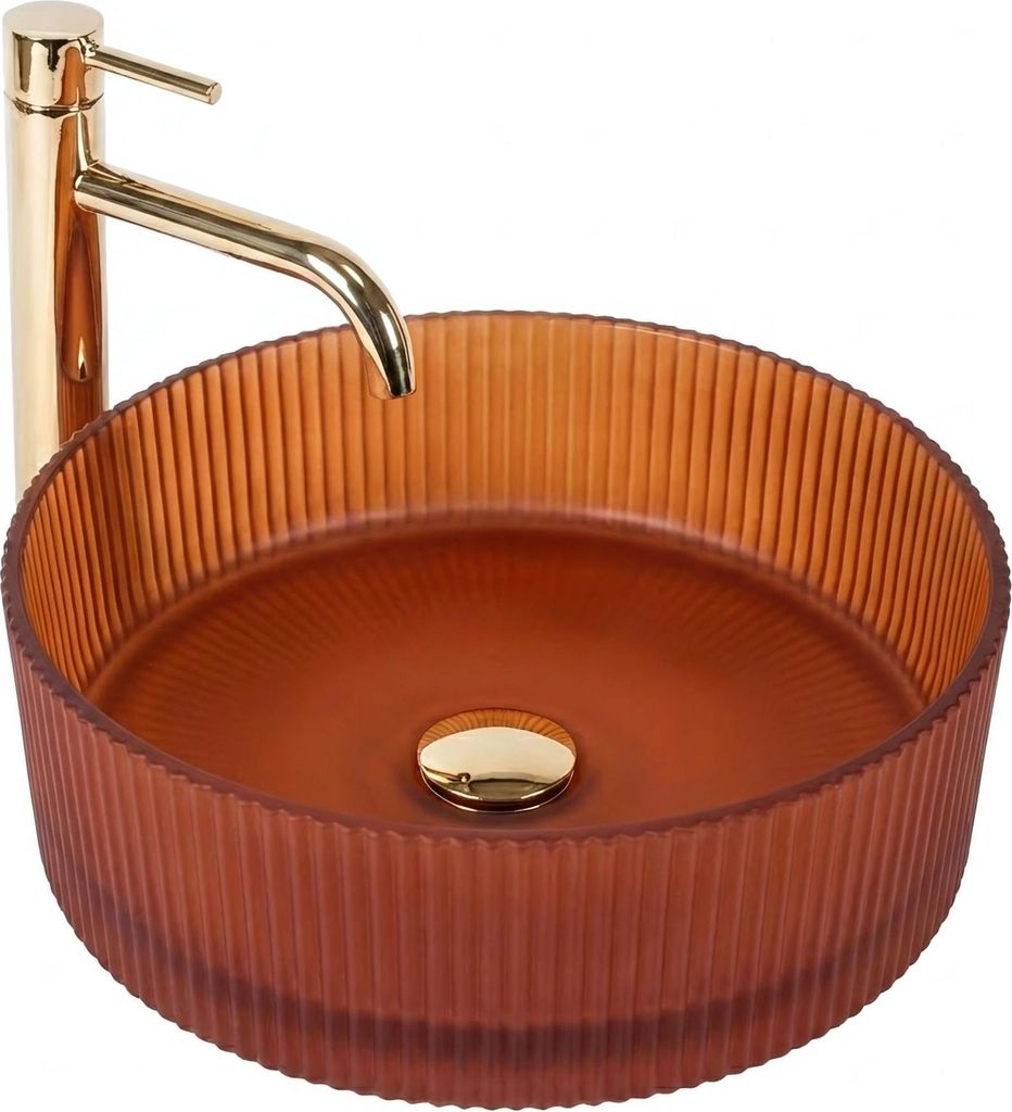 Lavabo Da Appoggio Rea Suri  Brown Immagine del prodotto 