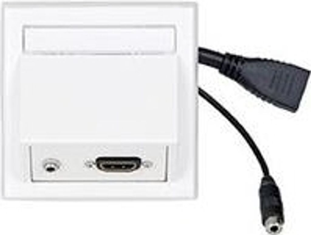 Vivolink WI221170 Steckdose HDMI + 3.5mm Weiß (WI221170)