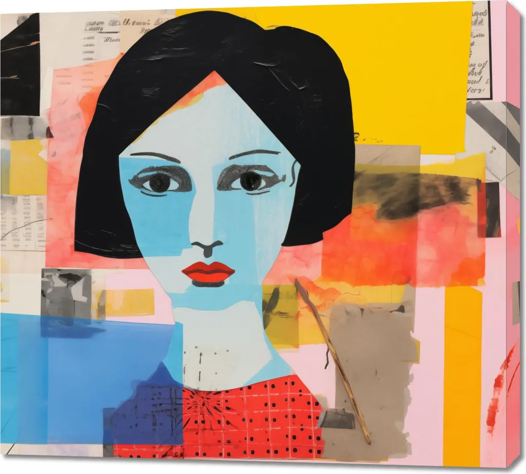 Chiarezza della Vista Quadro 100x90: Arredamento Design Contemporaneo