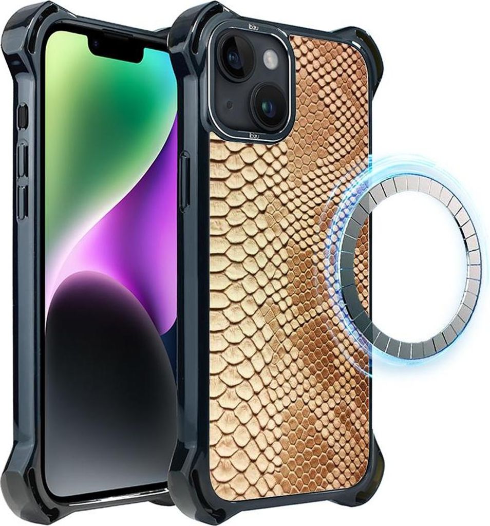 iPhone 14 Plus IBIZU DropGuard Ultra Case mit MagSafe, Ruf der Wildnis, Schlange