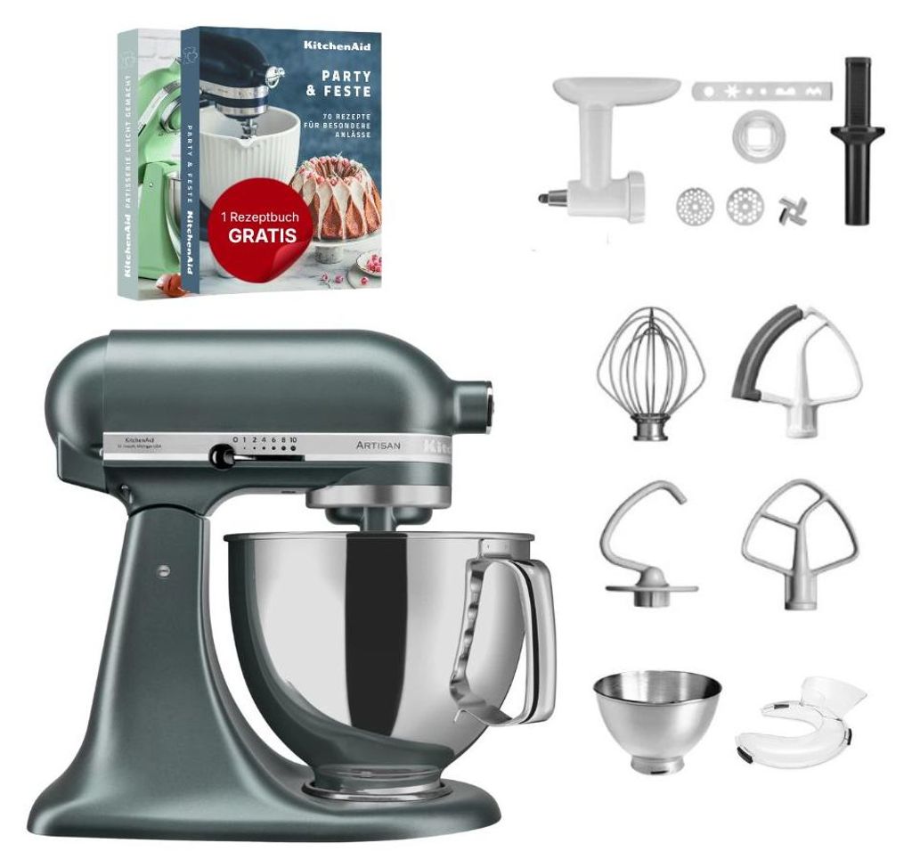KitchenAid 4,8 L 5KSM175 Artisan Küchenmaschine Set 2 Produktbild 