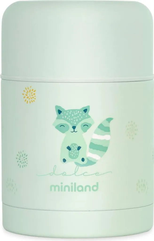 Sac isotherme Miniland 600ml Vert - Gardez le repas de bébé au chaud