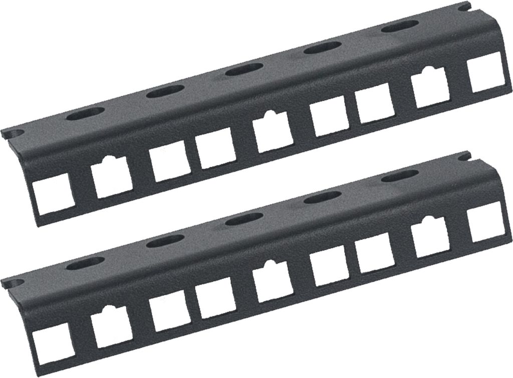 HMF 66803-02 Rackschiene für Serverschrank, 3U, 10 Zoll, Schwarz