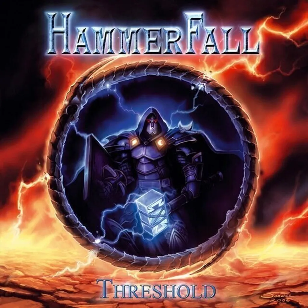 Hammerfall Threshold Vinyle LP Bleu Transparent - Édition Limitée Rare