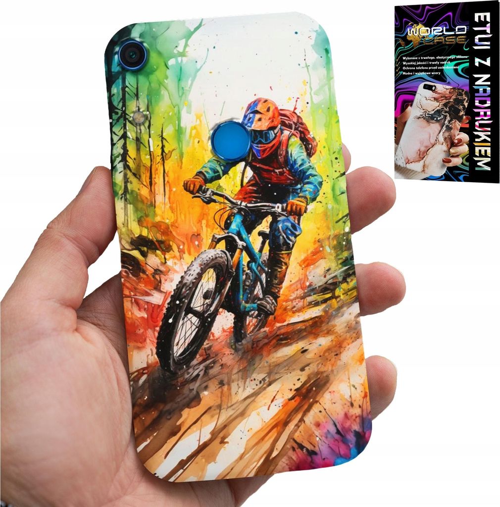 Fall Für Huawei Y6S - Mountainbiking Extreme Expeditionen Glas
