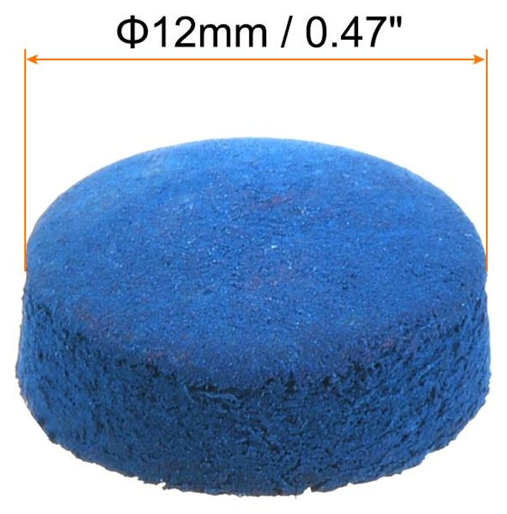 12mm Durchmesser Pool Queue Spitzen, 5er Pack Pool Billard Queue Spitzen Pool Stock Ersatzspitzen Pool Stock Spitzen Snooker Queue Spitzen, Blau