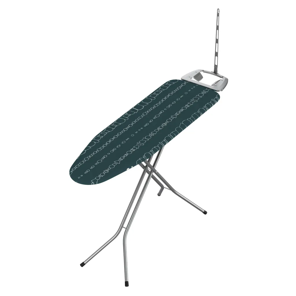 Table à repasser chromée avec surface perméable et pieds de sécurité - 2