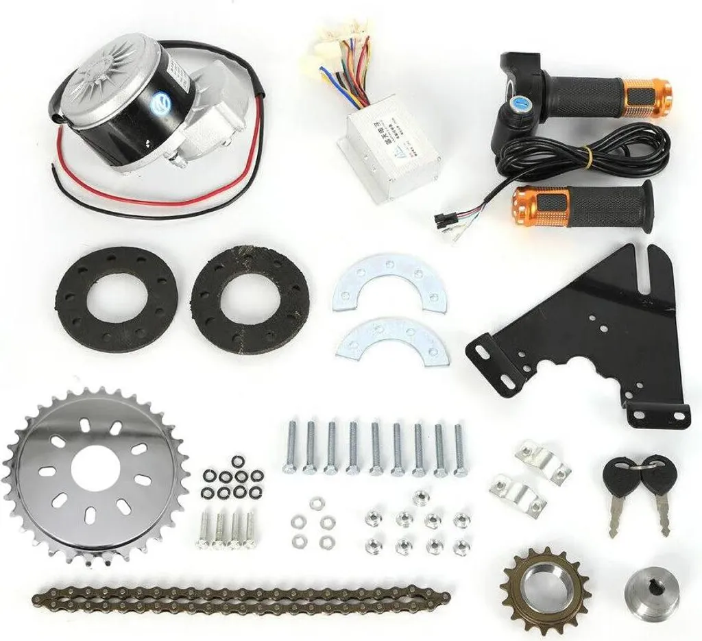 Kit vélo électrique pour vélotaf à moteur 36V 350W transmission gauche