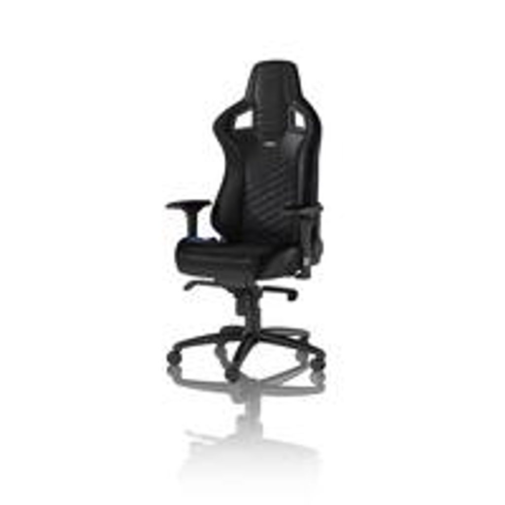noblechairs EPIC, PC-Gamingstuhl, 120 kg, Gepolsterter Sitz, Gepolsterte Rückenlehne, Aluminium, Schwarz