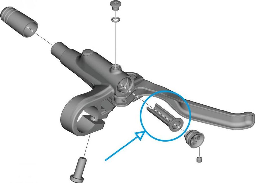 SHIMANO Membran BL-MT200 - Ersatzmembran für BL-MT200 Bremshebel