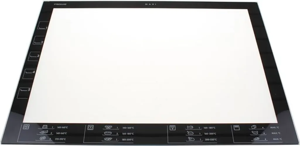Vitre de rechange four Electrolux 524x402 mm pour porte intérieure