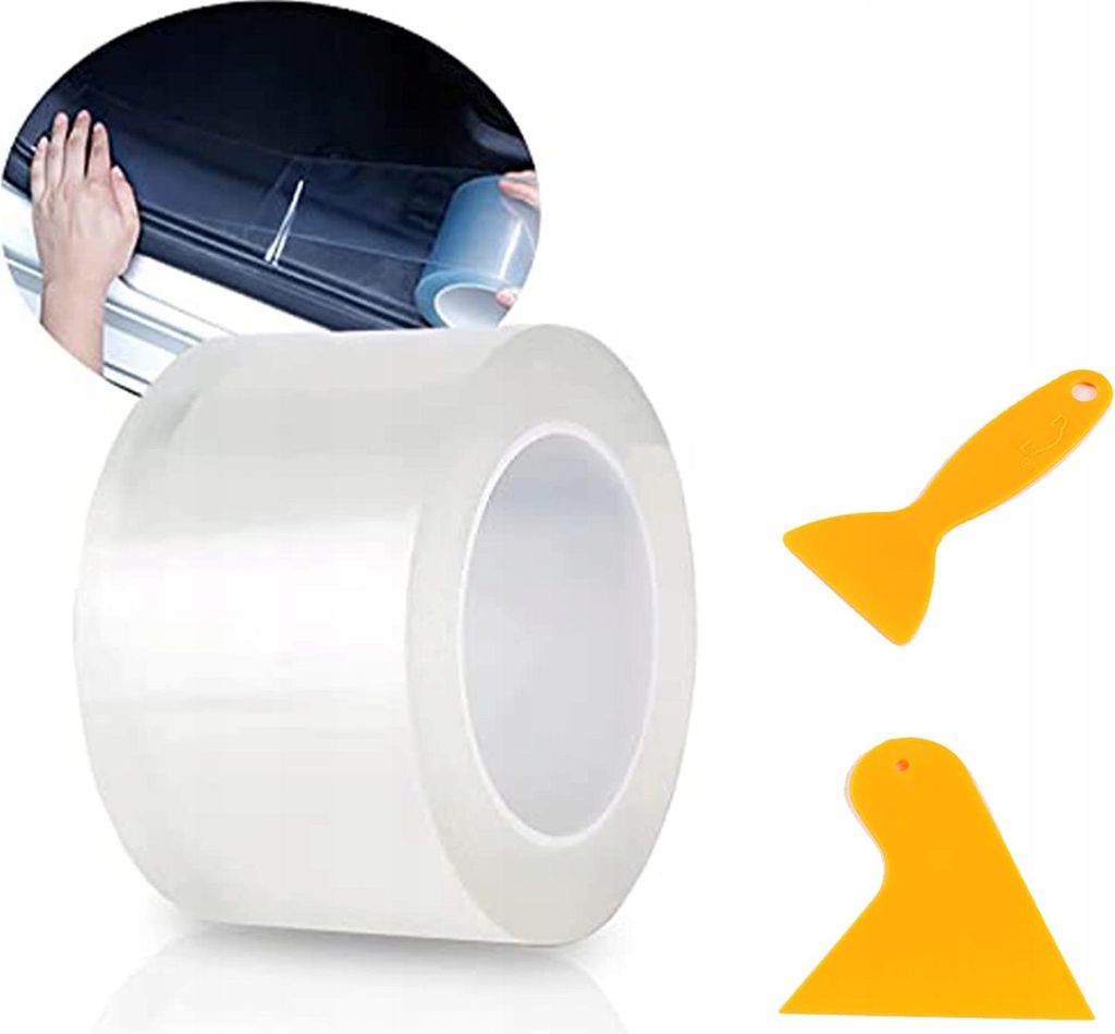 PPF-transparentes Schutzband für Türgriffschwellen, Lack, Folie 5 cm x 10 m