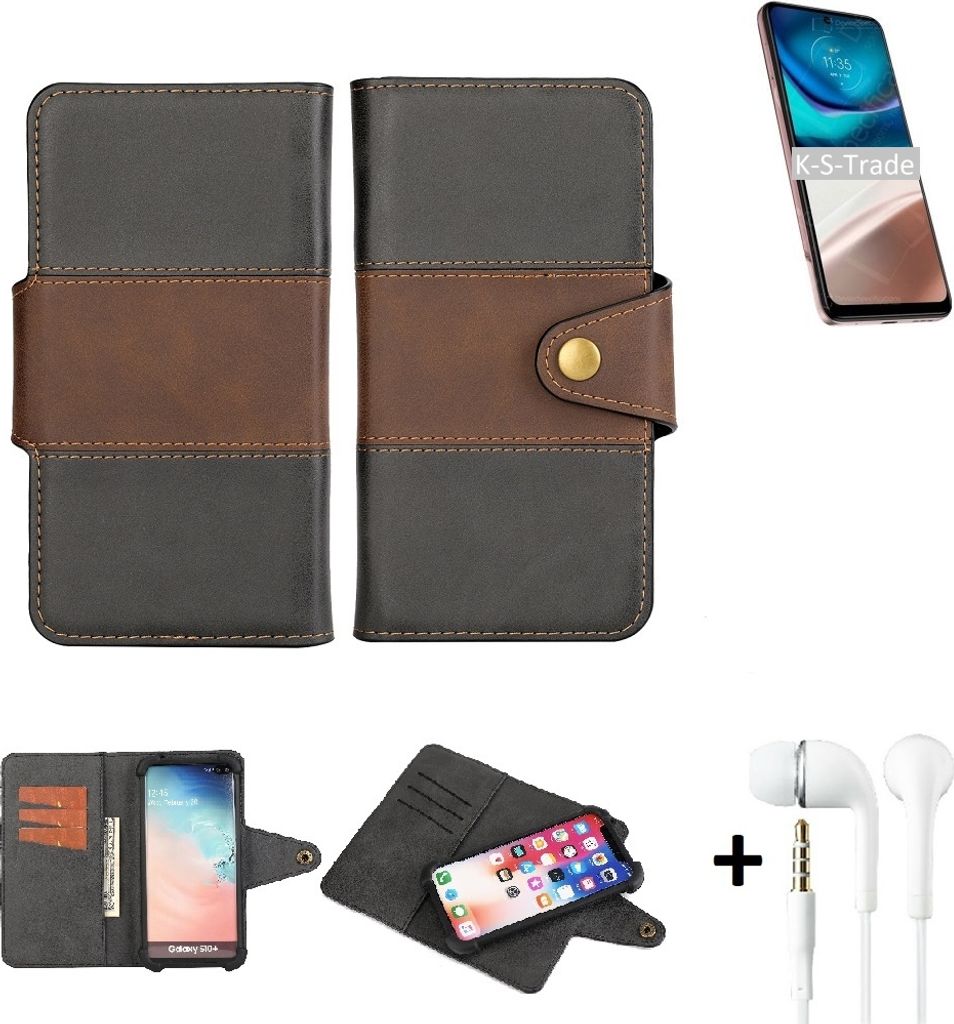 K-S-Trade Handyhülle Schutzhülle Bookstyle Wallet-Case Produktbild 