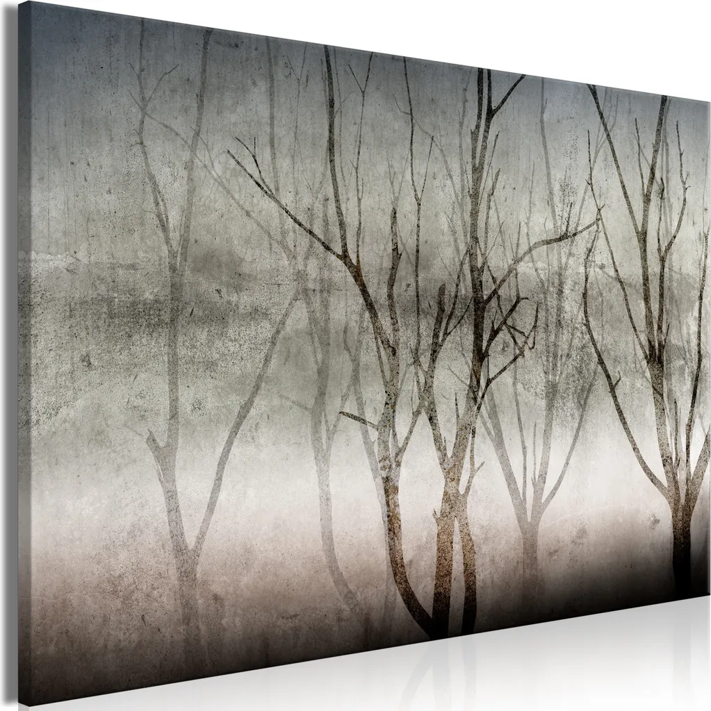 Quadro Paesaggio 120x80 cm | Stampa su Tessuto TNT Odore di Nebbia