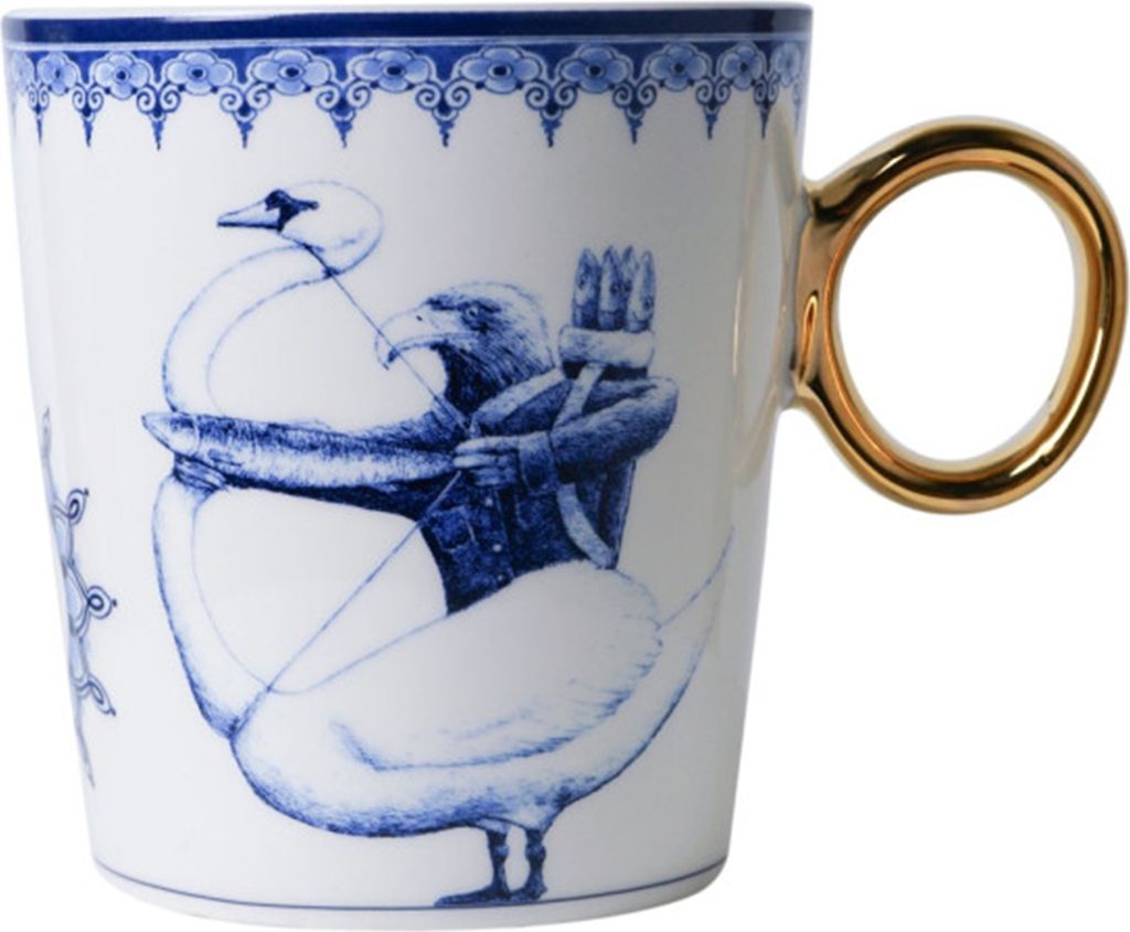 Heinen Delfts Blauw - RH1000 - Tasse, Sternzeichen, Schütze, Keramik, 300ml