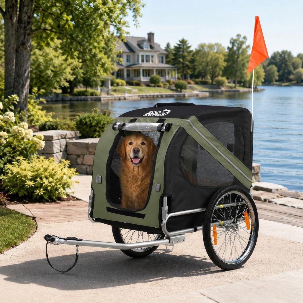 zoomundo Hundeanhänger Fahrradanhänger für Hunde - in Produktbild 