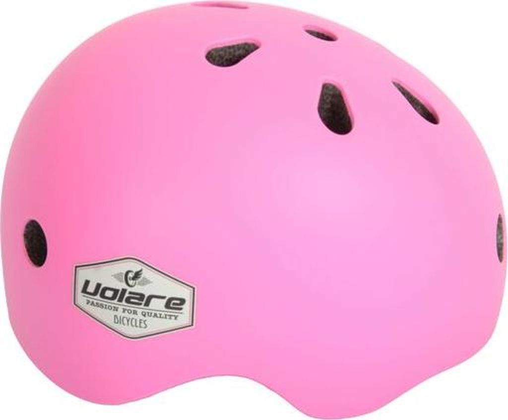 Volare Kinder Fahrradhelm Skatehelm – Pink – 55–57 cm
