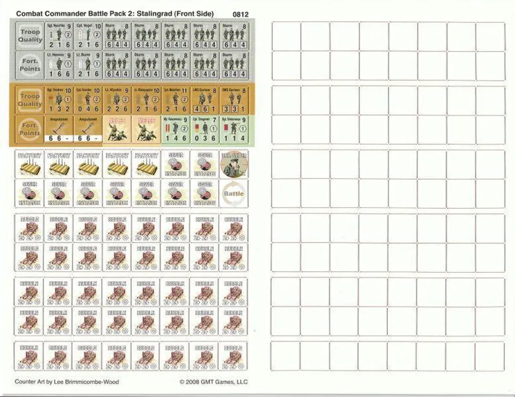 Wargame de Tactique Combat Commander Battle Pack #2 Stalingrad Edition
