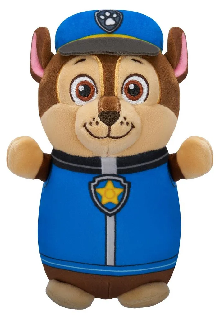 Doudou Chase Pat' Patrouille Squishmallows HugMee Peluche Souple 25cm