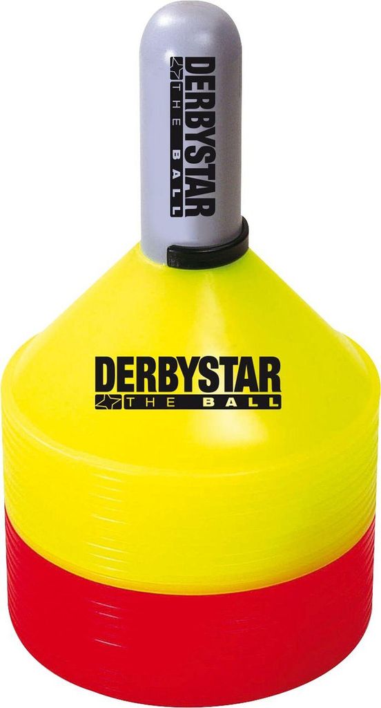 DERBYSTAR Markierungshütchenset II 20 cm Umfang 8 cm Höhe Produktbild 