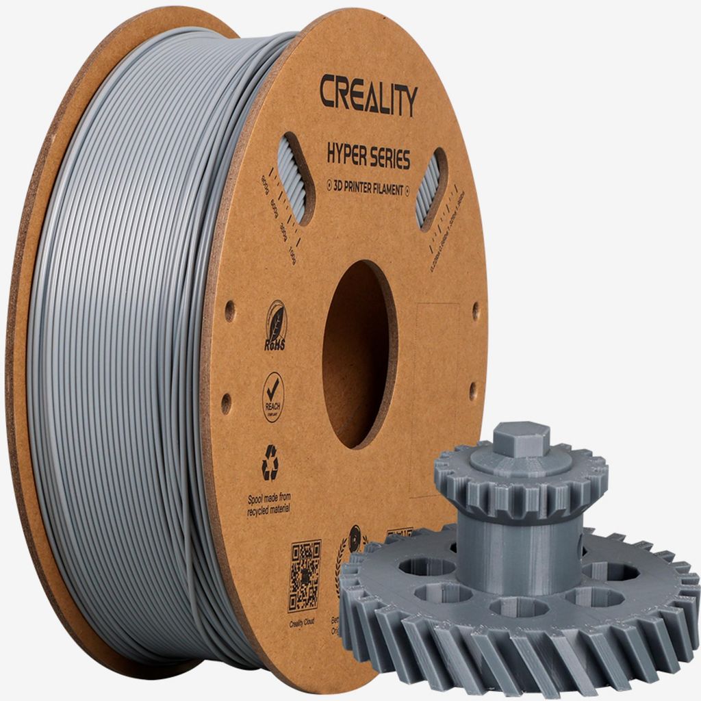 Creality CR-ABS Filament Grau, 3D-Filament, (1 kg, 1,75 mm, Produktbild 