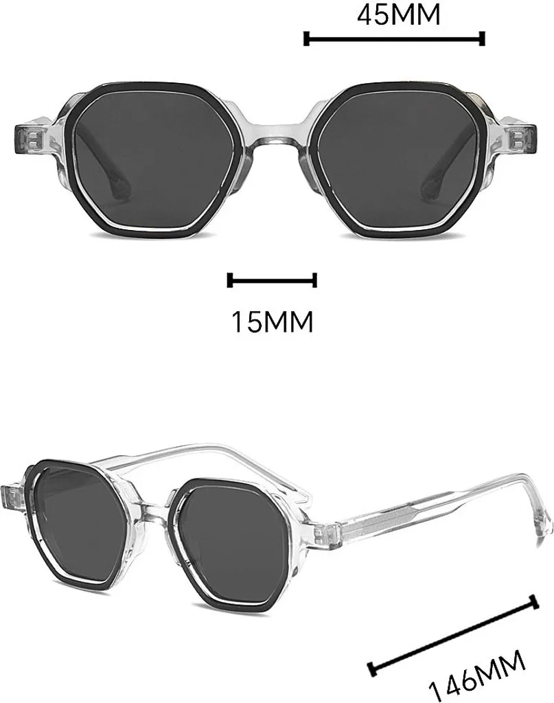 Lunettes de soleil polarisées pour homme et femme style rétro chic Gug - 4