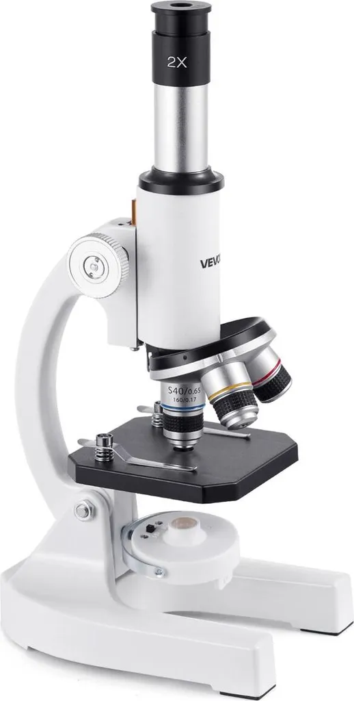 Microscope monoculaire 40-2000X à double éclairage LED haute puissance - 10