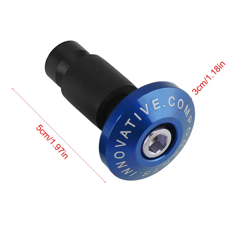 Coppia Tappi Terminali Manubrio Moto - Accessori Tuning Alluminio - 3