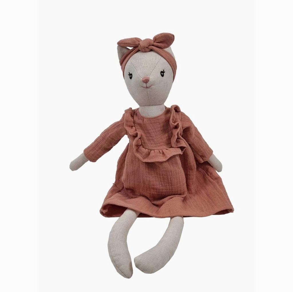 Stoffpuppe "Katze Karla", Mea-Living, Puppe