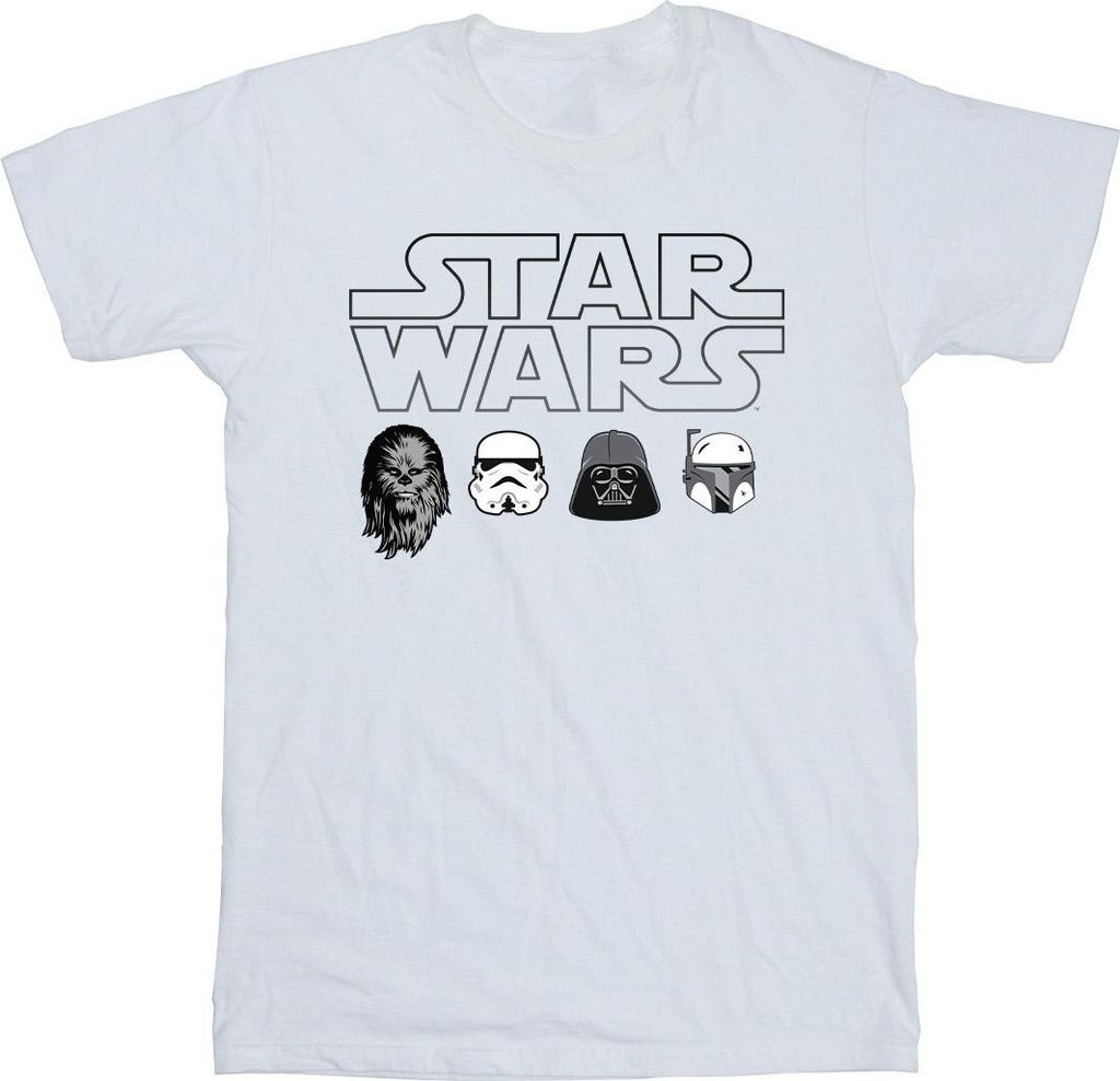 Star Wars - T-Shirt für Herren BI46761 (L) (Weiß)