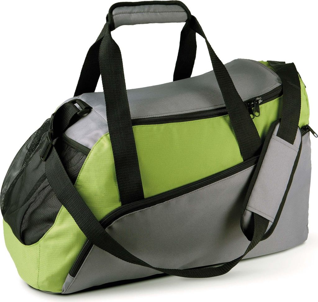 Kimood Sporttasche Reisetasche Sport Reise Fitness Umhängetasche, Größe:U, Farbe:Slate Grey/Burnt Lime