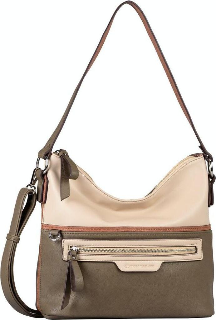Tom Tailor Schultertasche Jule, beige Produktbild 