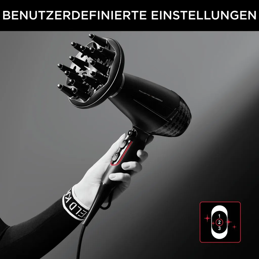 Sèche-cheveux Rowenta K/Pro Stylist pour brushing et volume durable - 16