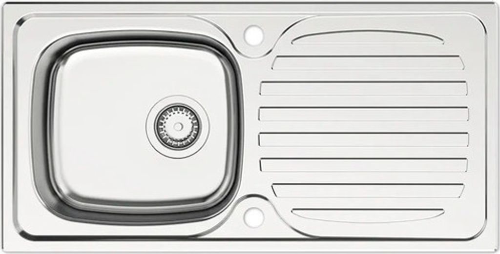CENTA Spüle RIGIL 860 x 435 mm edelstahl Produktbild 