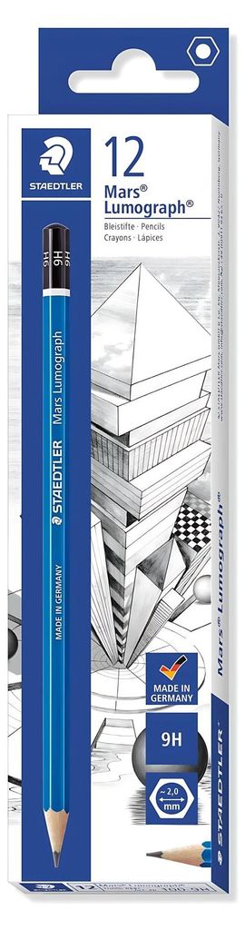 Staedtler Bleistift Mars Lumogr. 9H 100% PEFC