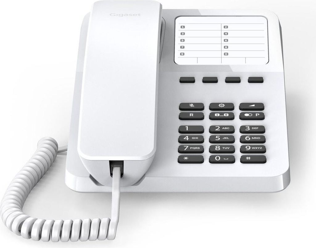 Gigaset Desk 400 - Telefon mit Schnur - weiß Produktbild 