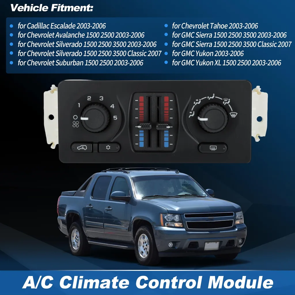 Réparer Ventilation Chevrolet Tahoe avec Module Commande AC 599-210XD