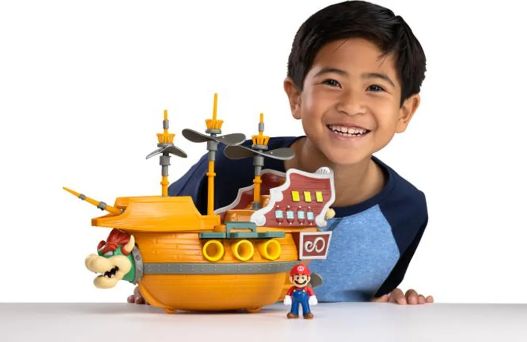 Dirigeable Bowser Super Mario avec Sons et Musiques - Jakks Pacific - 13