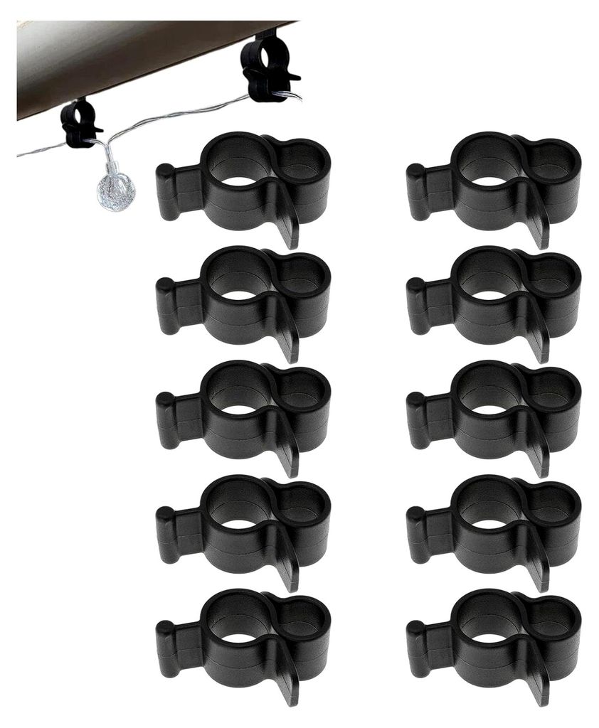 Ketten-Clips, Clip-Haken für 10 Stück Duschclips Kettenhaken | Ketten-Clips, Wohnmobil-Markisenhaken für Familie, Freunde, Zuhause, Party, Wohnm...