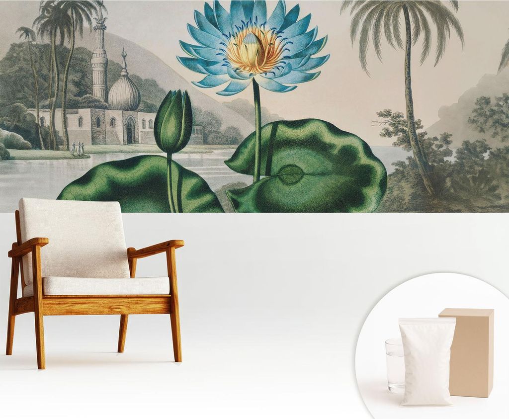 Fototapete - 250x104 cm - Tapete - Wandtapete - Wandbilder - Dekofolie - Tapete Folie - Wand - Dekoration - Wohnzimmer - Exotische Landschaft