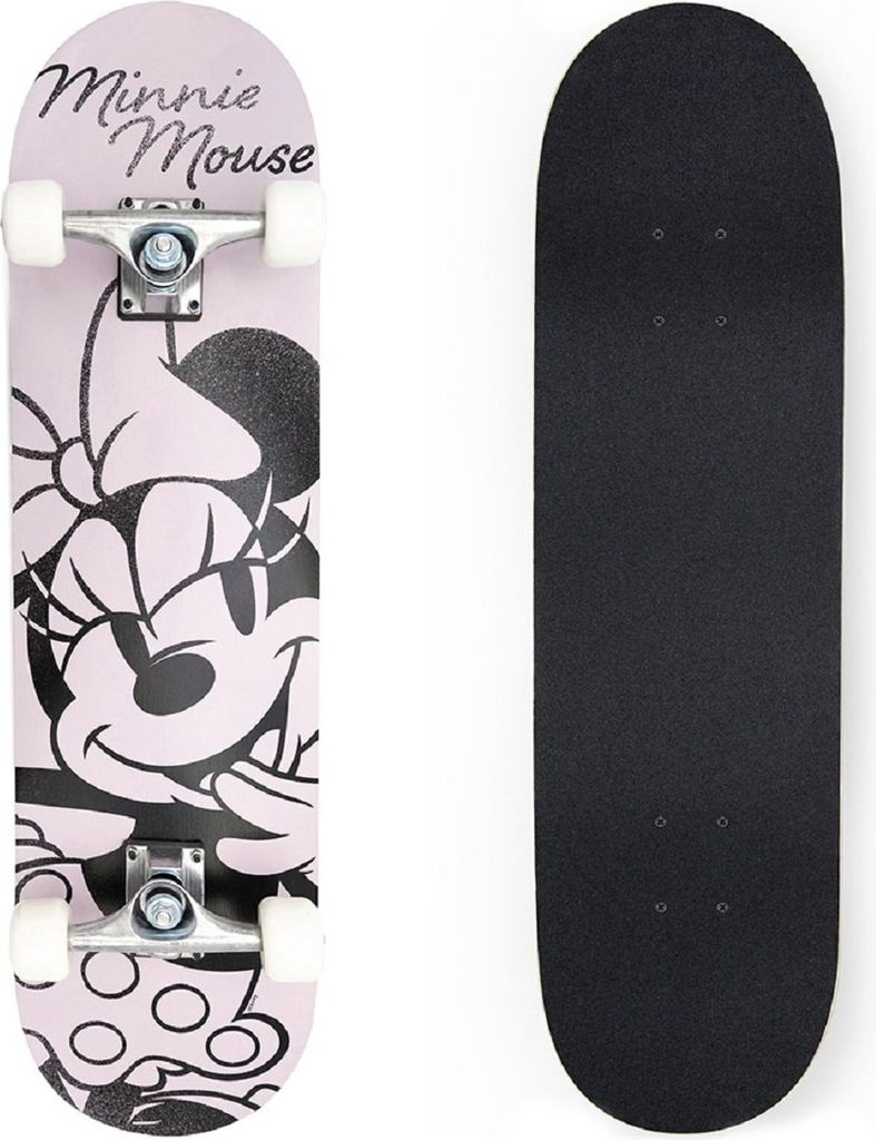 Disney Minnie Mouse Skateboard Perfekt für Gehwege & Parks Produktbild 
