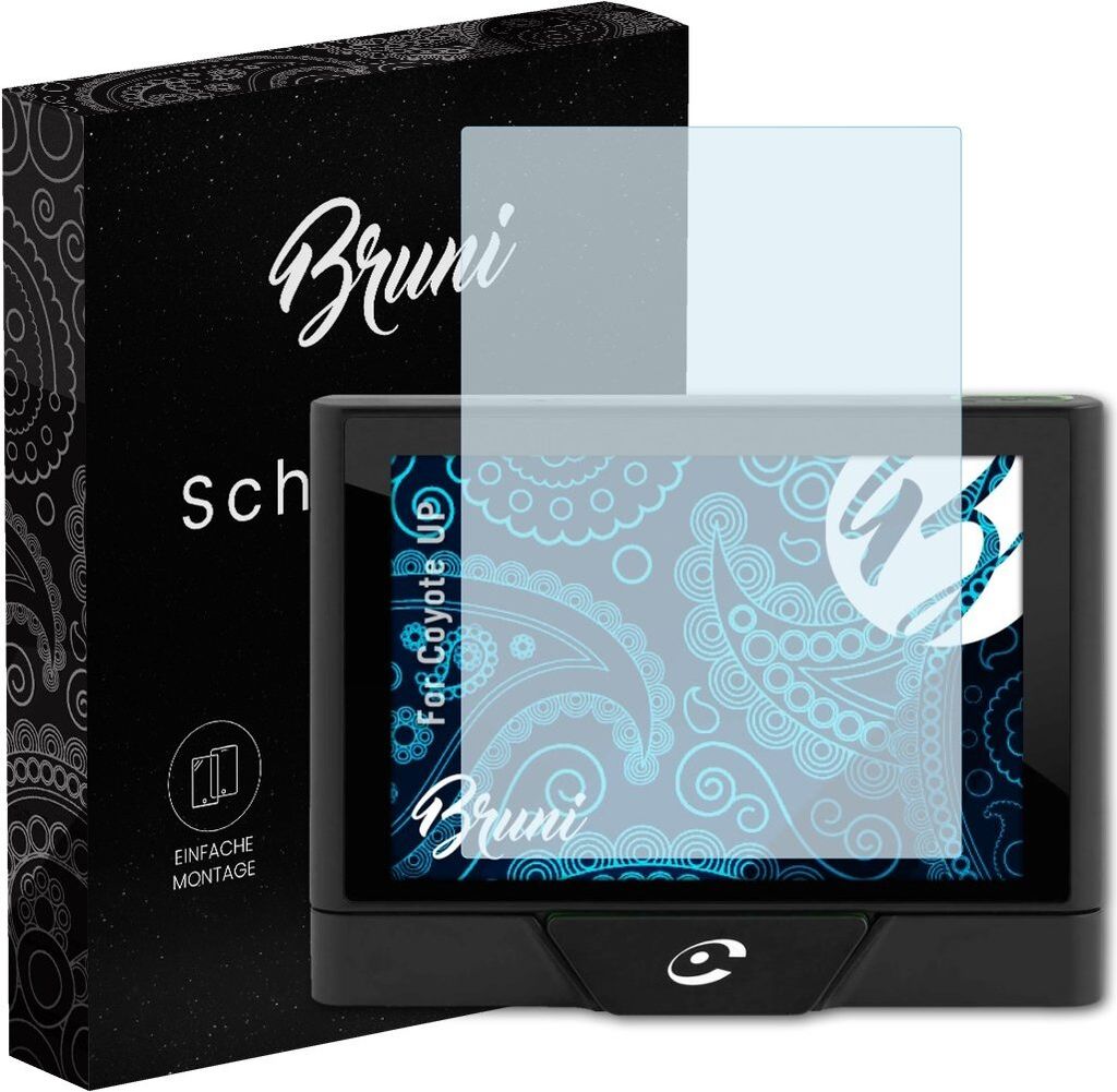 Bruni Basics-Clear 2x Schutzfolie kompatibel mit Coyote UP Folie