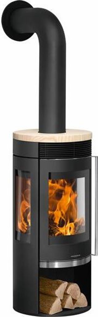 Oranier | Kaminofen | Rota Tre 2.0 | 5,5 kW | Schwarz, Top Produktbild 